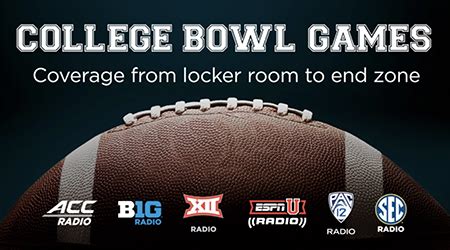 sirius xm college football schedule